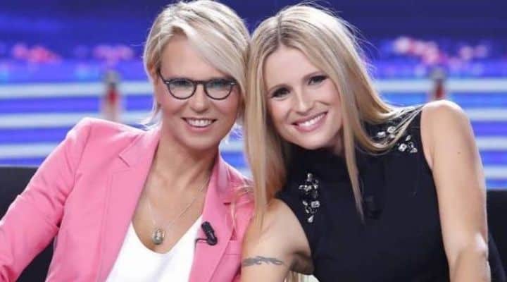 Maria De Filippi e Michelle Hunziker pronte per il debutto di Amici Celebrities