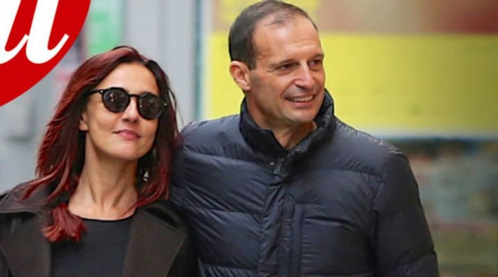 Ambra Angiolini e Massimiliano Allegri a passeggio fotografati da Chi