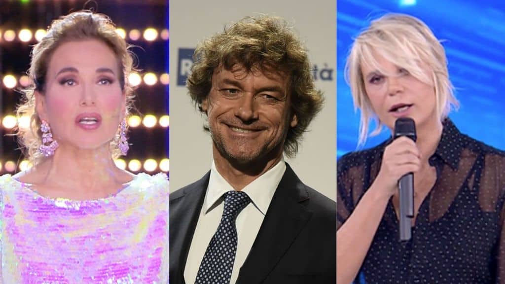 Barbara d'Urso, Alberto Angela e Maria De Filippi