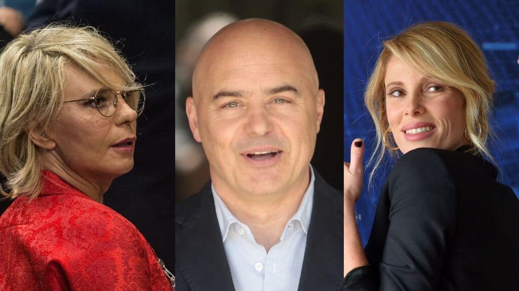 de filippi zingaretti marcuzzi in primo piano