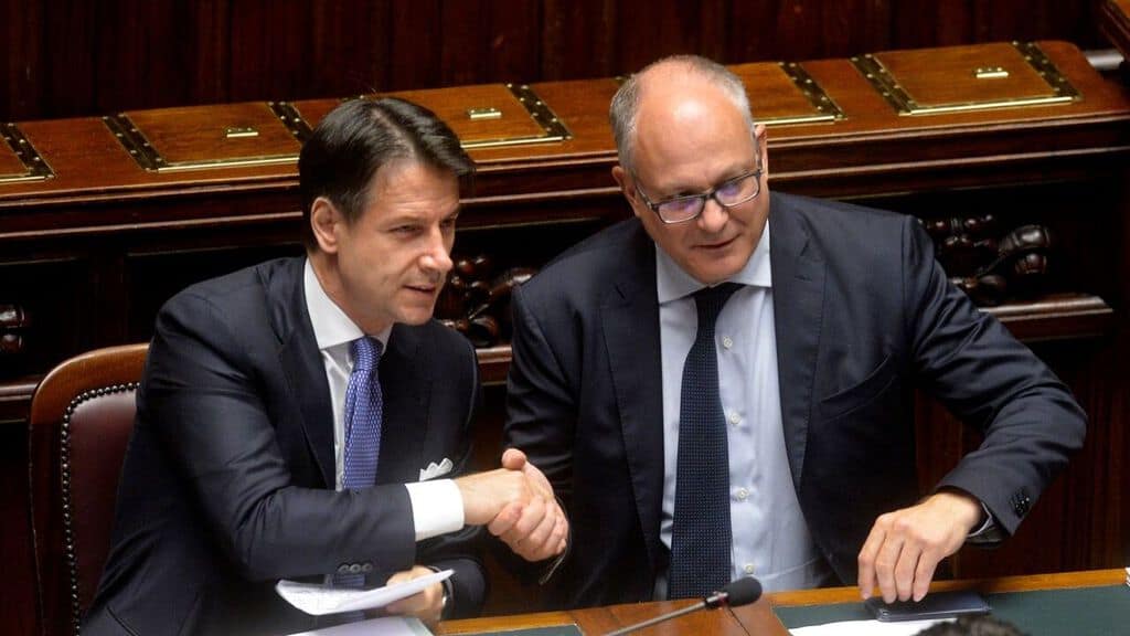 giuseppe conte e roberto gualtieri