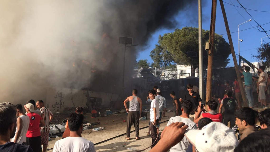 incendio moria lesbo