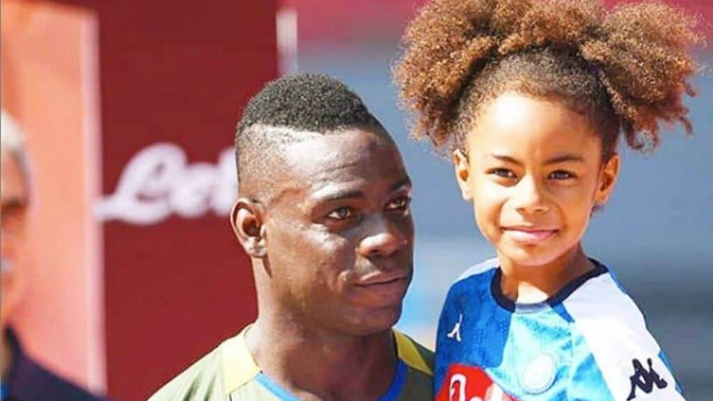 mario balotelli e la figlia pia