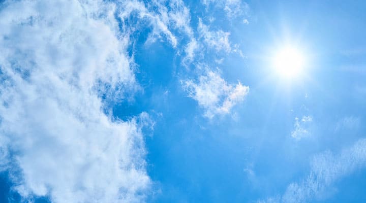 sole e nuvole