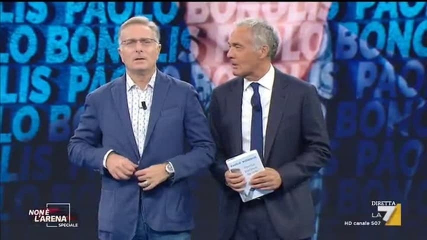 Paolo Bonolis e Massimo Giletti