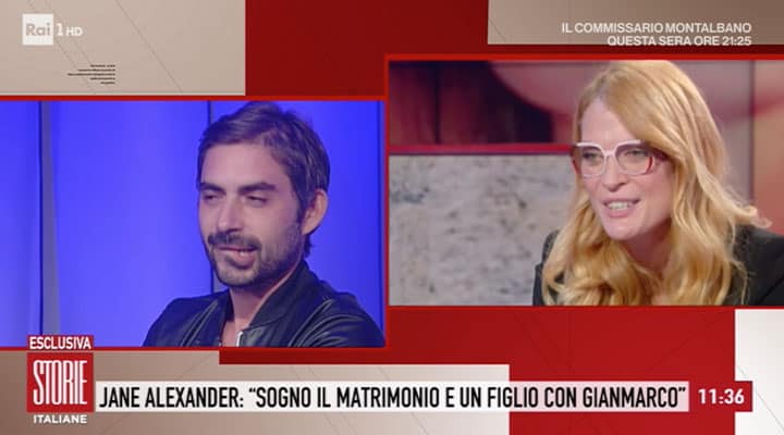 Gianmarco Amicarelli e Jane Alexander