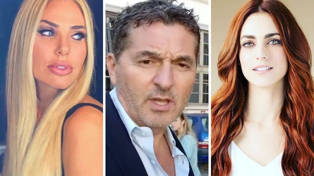 Ilary Blasi, Teo Mammucari, Miriam Leone. Fonte: Instagram