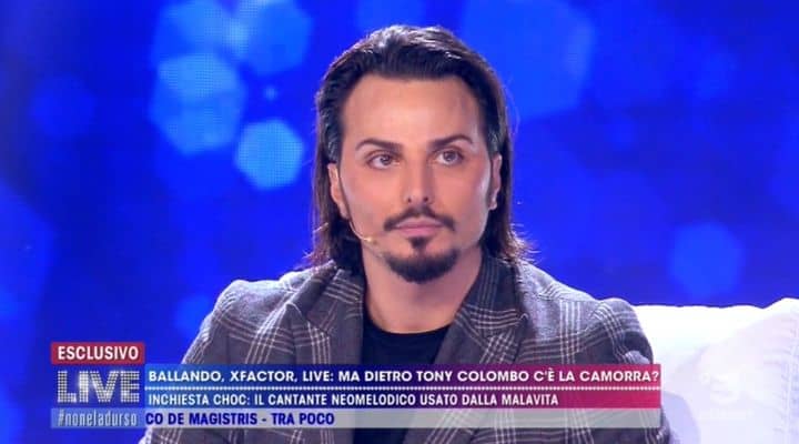 tony colombo a live non è la d'urso