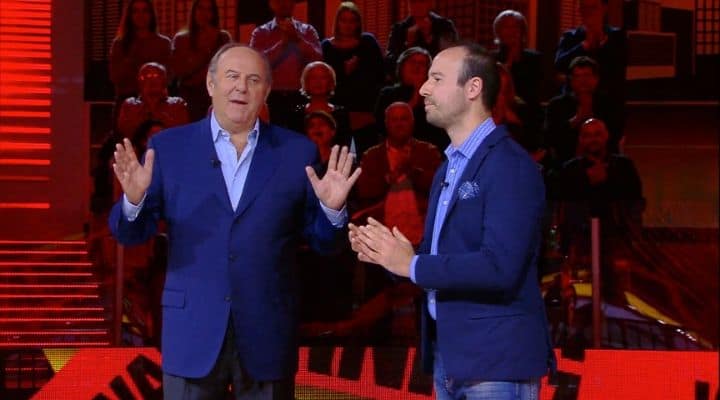Gerry Scotti e Gabriele Giorgio
