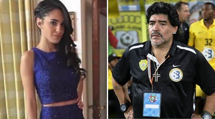 Magalì e Diego Armando Maradona