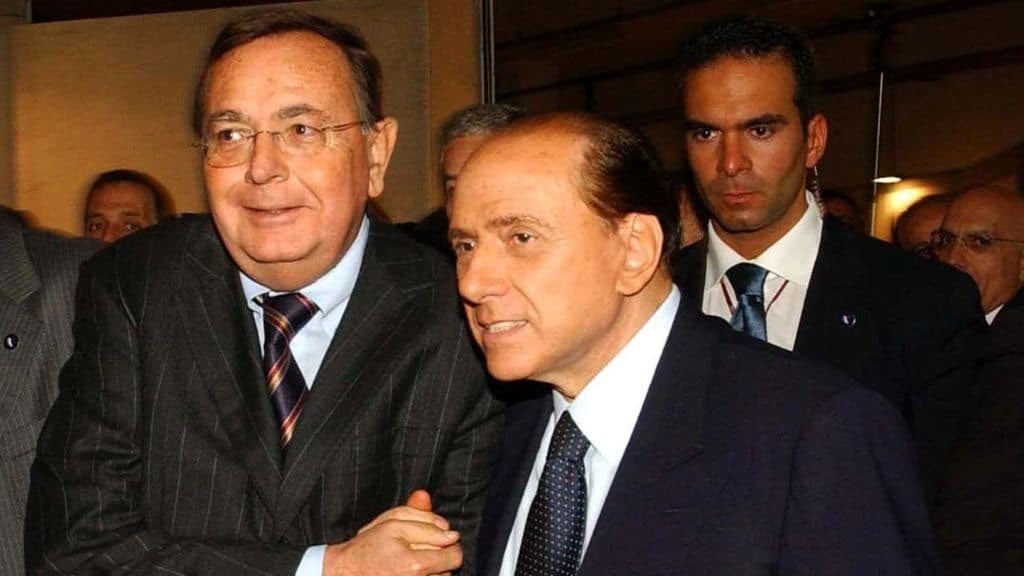 Paolo Bonaiuti e Silvio Berlusconi