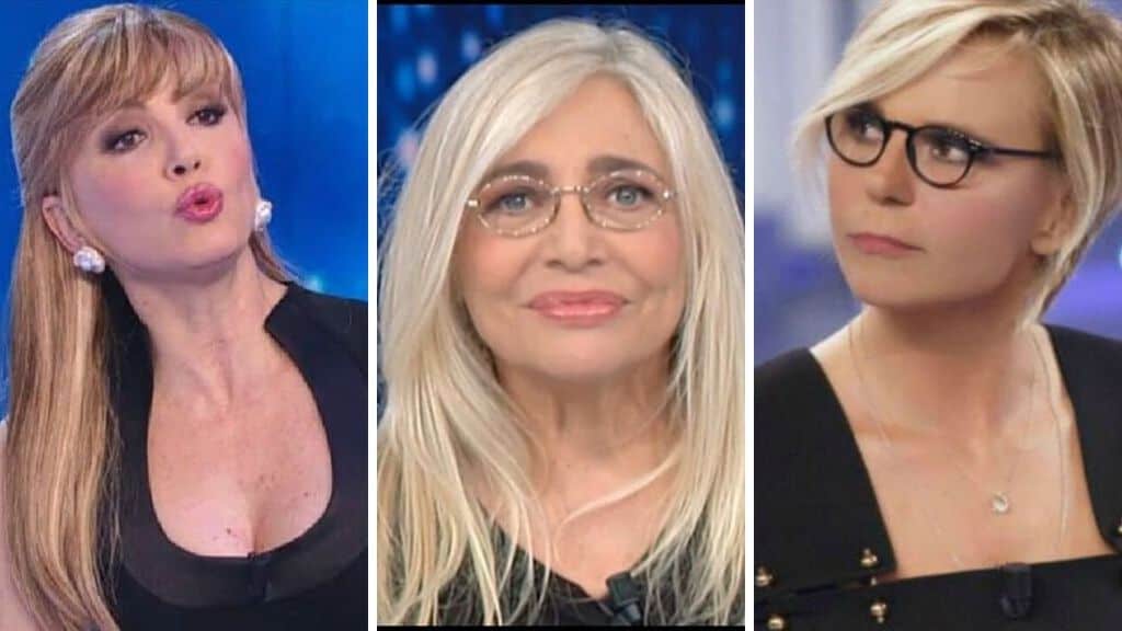 Mara Venier, Milli Carlucci e Maria De Filippi