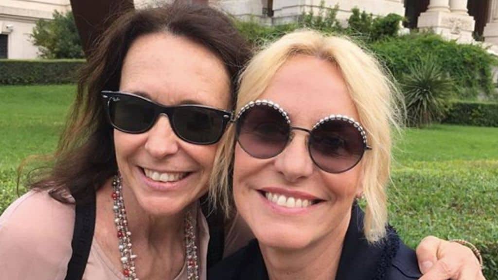 Antonella Clerici e la sorella