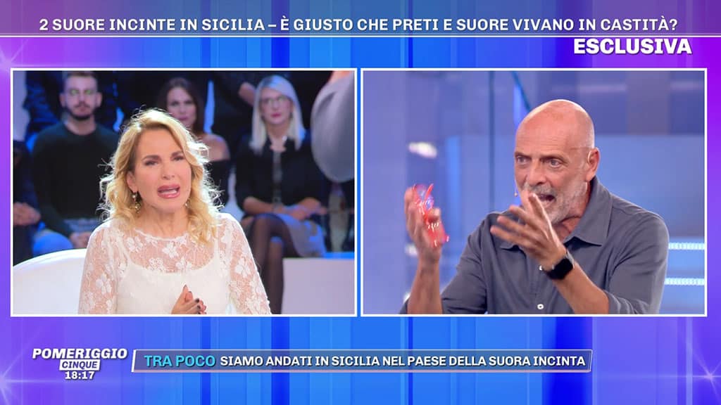 Barbara d'Urso e Paolo Brosio