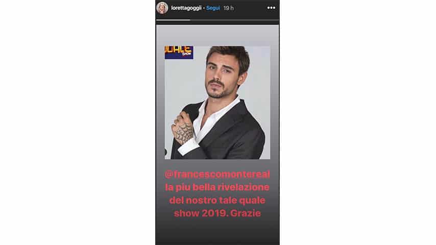 Instagram Story di Loretta Goggi