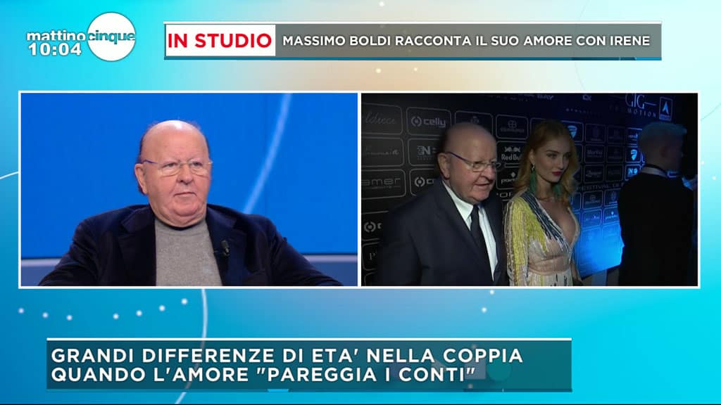 Massimo Boldi e Irene Fornaciari