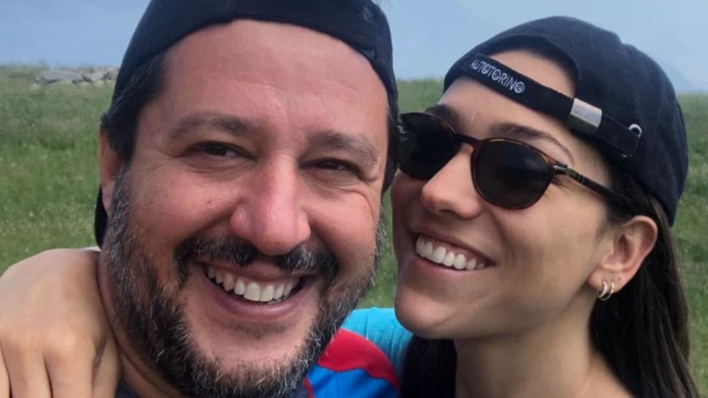 Matteo Salvini e Francesca Verdini