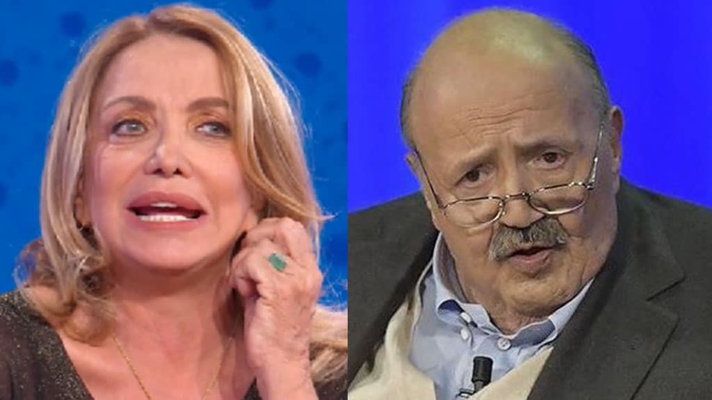 Simona Izzo si lamenta per la pensione da mille euro, Costanzo non ci sta