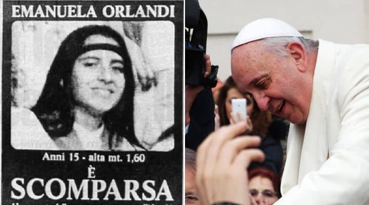 Emanuela Orlandi e Papa Francesco