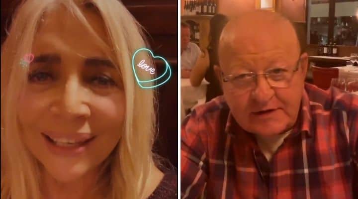 Mara Venier e Massimo Boldi