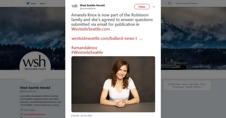 Amanda Knox, Westside Seattle