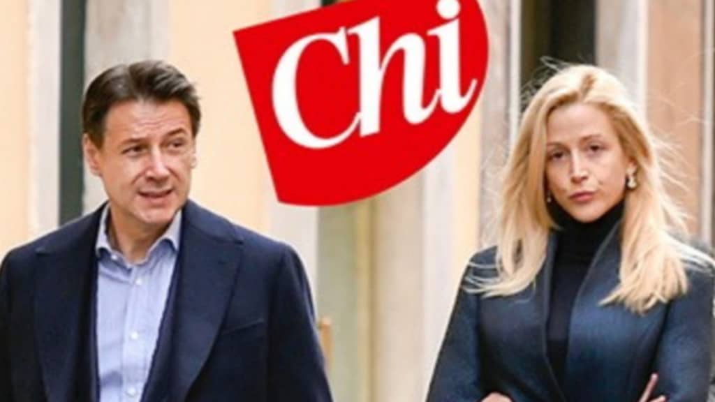 Giuseppe Conte e Olivia Paladino