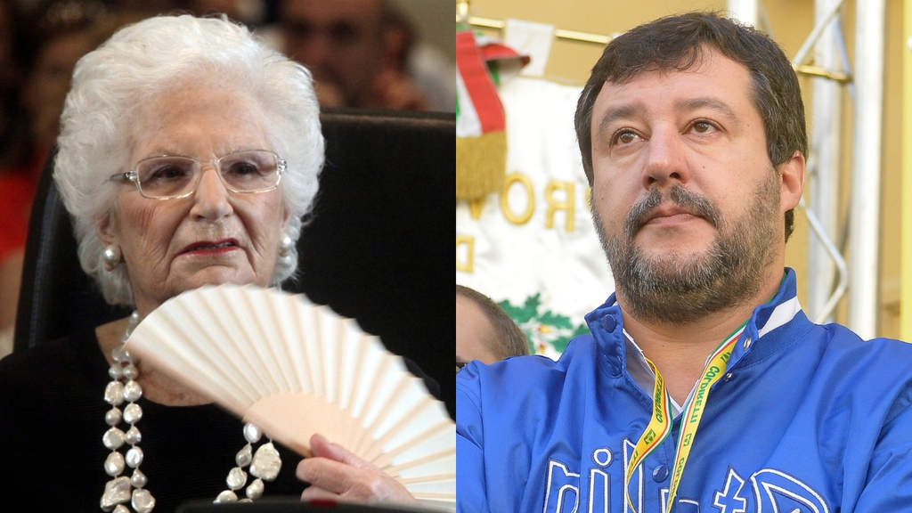 liliana segre matteo salvini