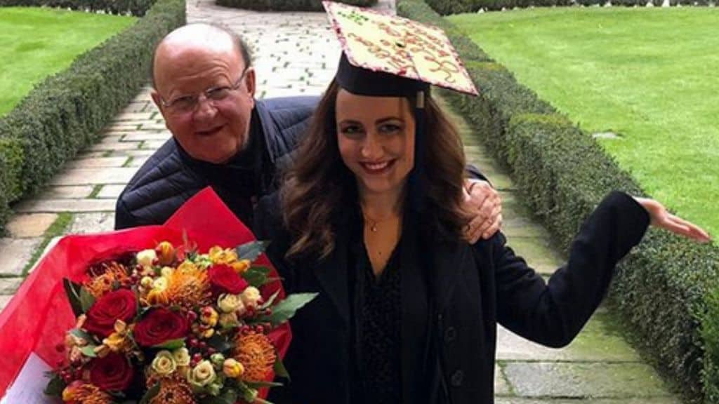 Massimo Boldi insieme alla figlia Martina