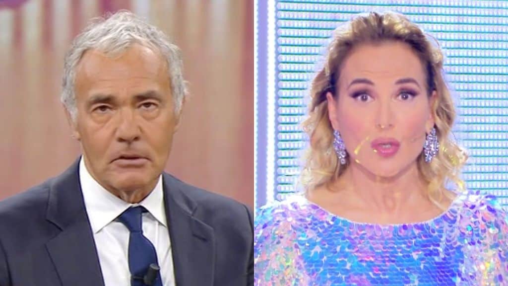 Massimo Giletti e Barbara d'Urso in primo piano