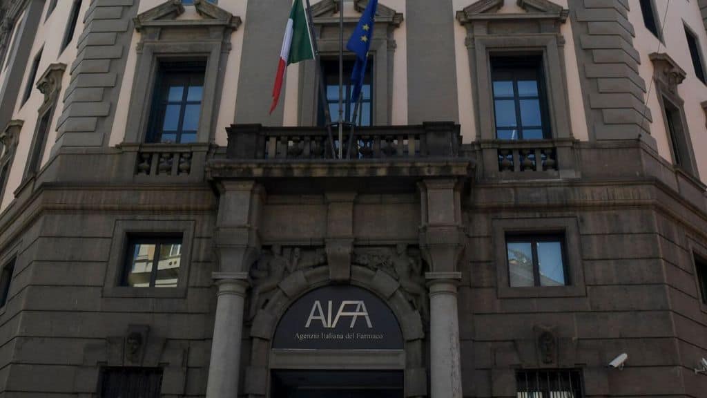 ingresso del palazzo dell'AIFA