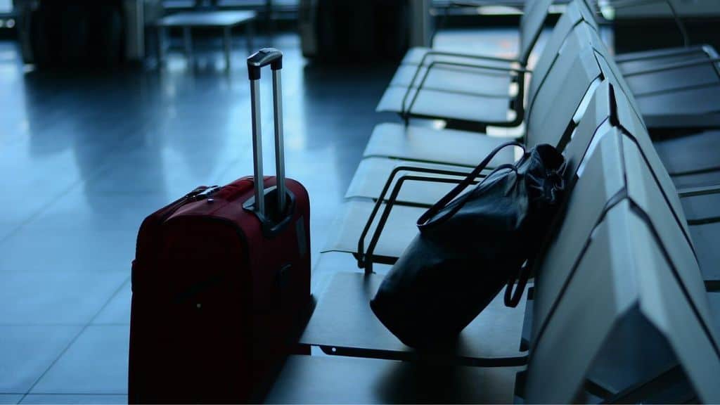 valigia in aeroporto