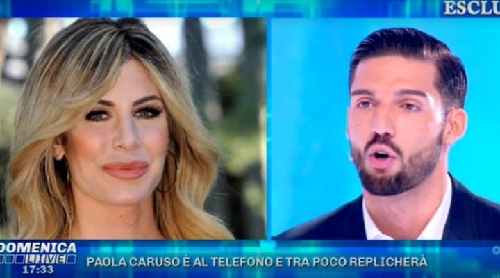 moreno merlo accuse paola caruso domenica live