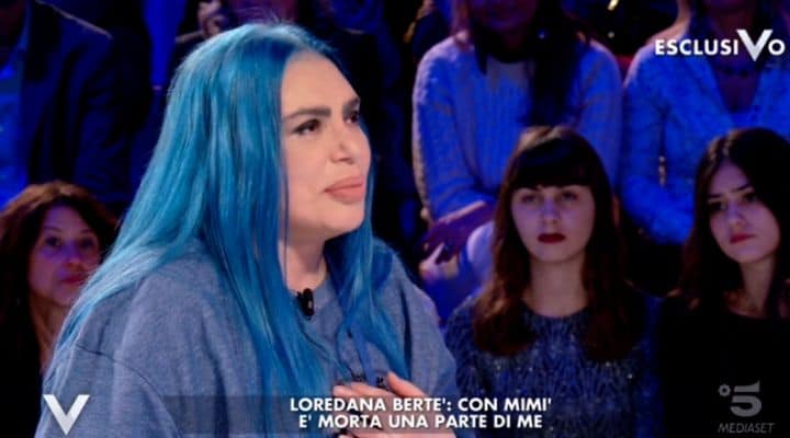 loredana berté ricorda mia martini a verissimo