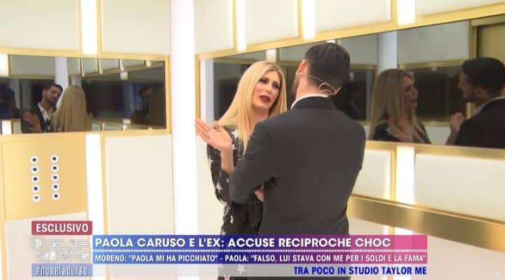 Paola Caruso contro Moreno Merlo a Live