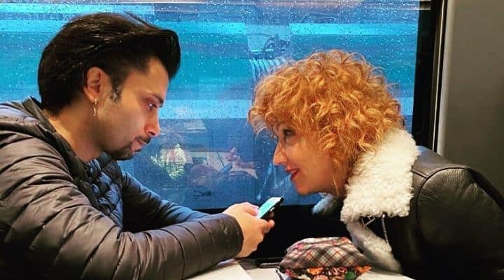Fiorella Mannoia, scatto di coppia con il fidanzato