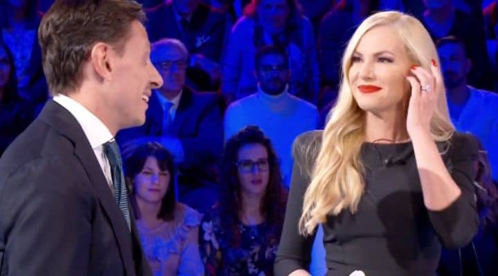 Federica Panicucci e il compagno a Verissimo