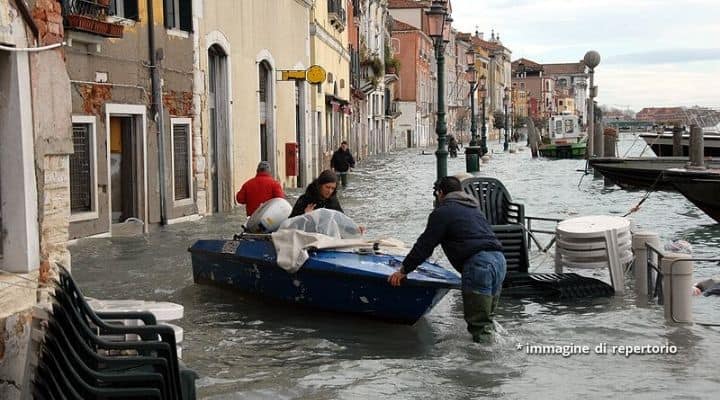 Acqua alta a Venezia