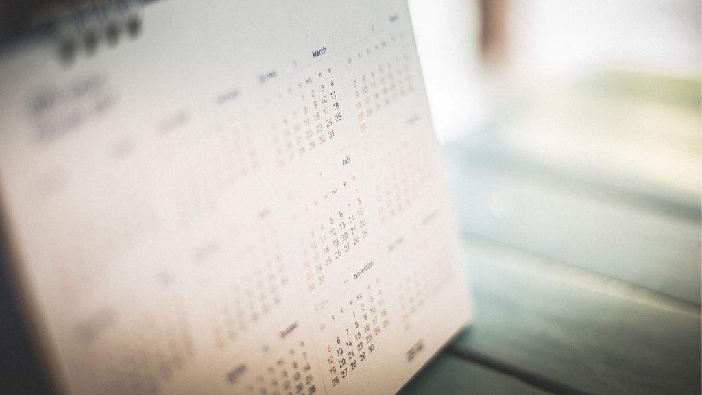 calendario 2020