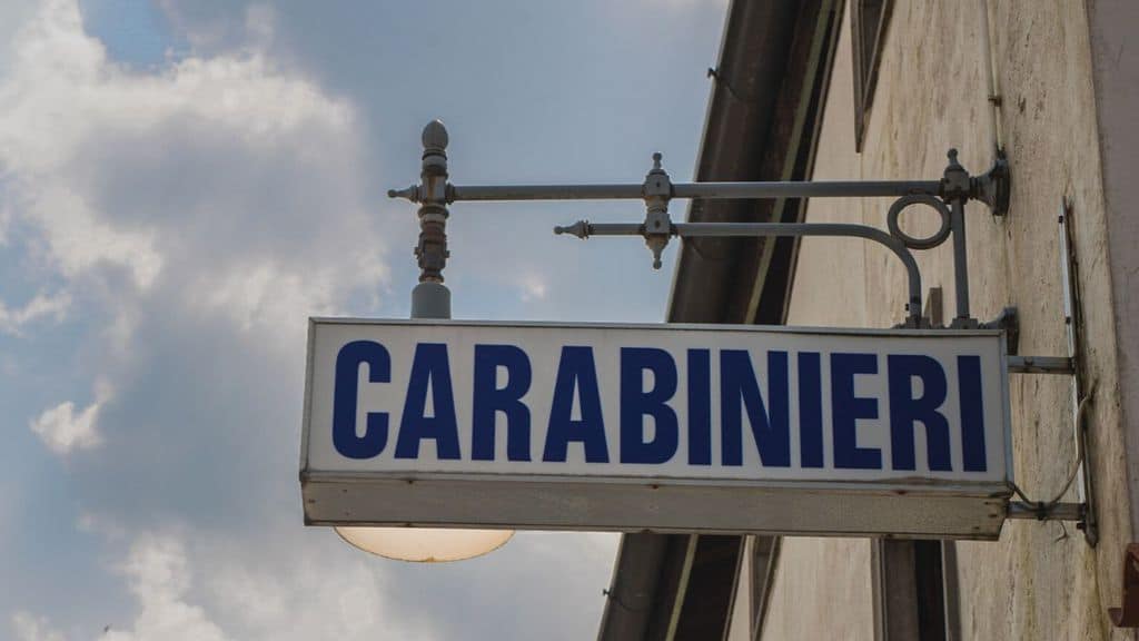 insegna dei carabinieri