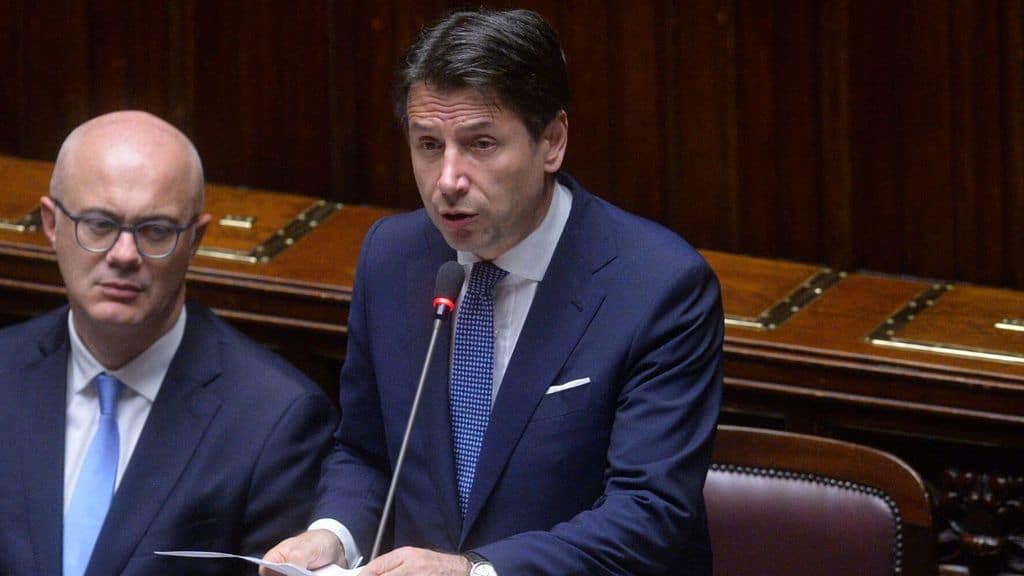 Giuseppe Conte alla Camera