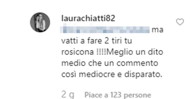 risposta laura chiatti