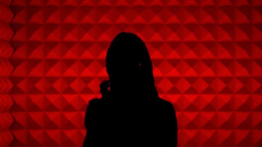 sagoma paola di benedetto nel confessionale del grande fratello