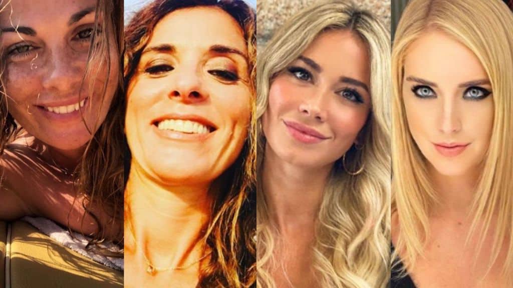 Vanessa Incontrada, Emma D'Aquino, Diletta Leotta e Chiara Ferragni