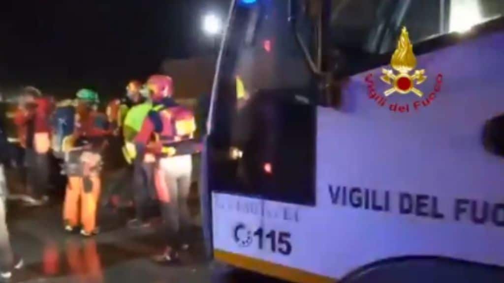 Vigili del fuoco impegnati nella provincia di Avellino