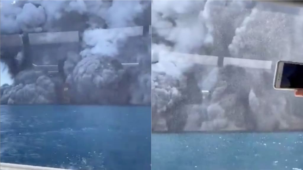vulcano erutta in nuova zelanda