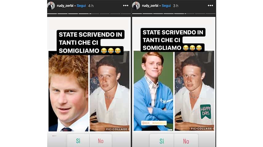 Instagram Stories di Rudy Zerbi