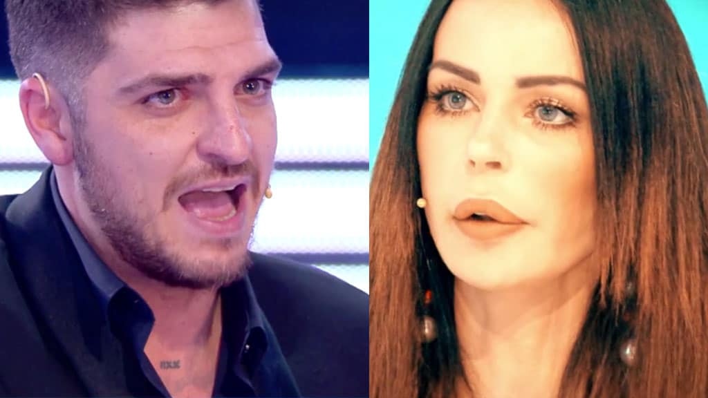 Primo piano di Luigi Favoloso e Nina Moric