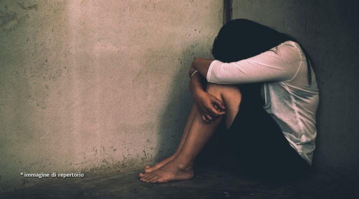 Donna vittima di violenze