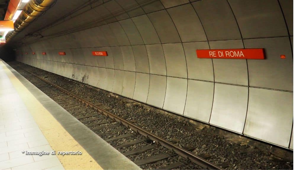 fermata della metro a Roma