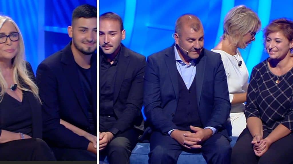 Mara Venier con Milo e i suoceri